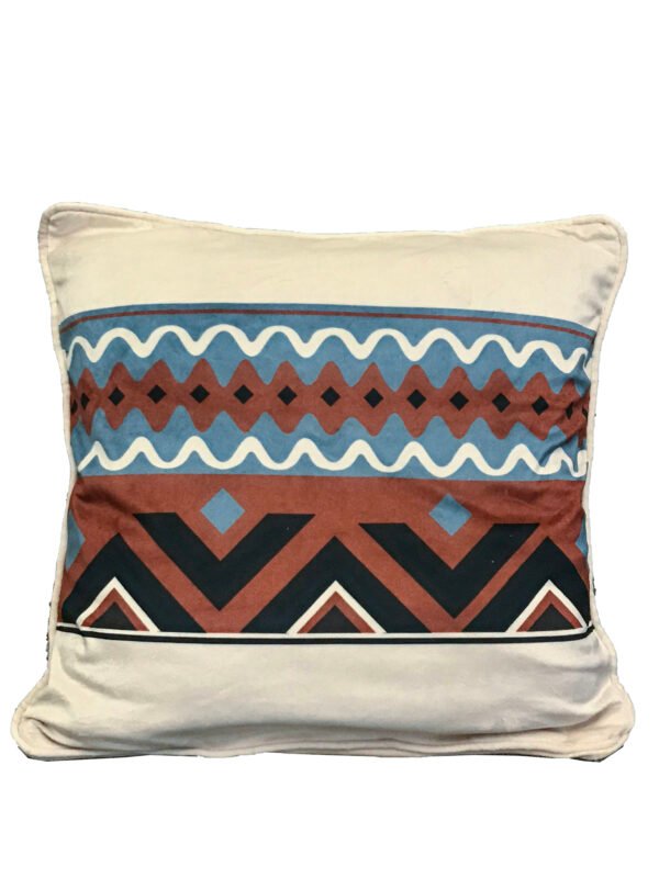 Charm Printed Velvet Cushion