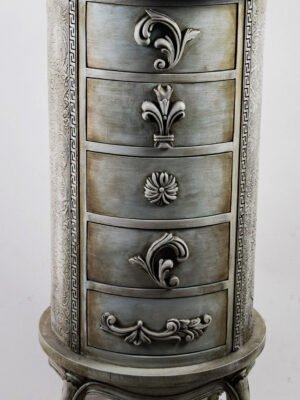 Elegance Vintage Carved Handles Chest