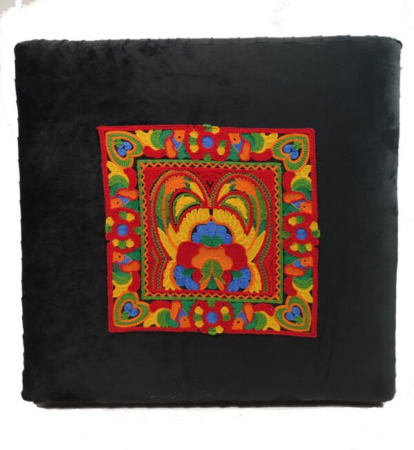 Velvet Oasis Oriental Embroidered Floor Cushion