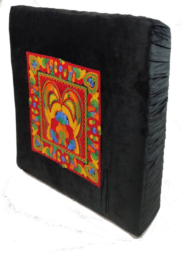 Velvet Oasis Oriental Embroidered Floor Cushion